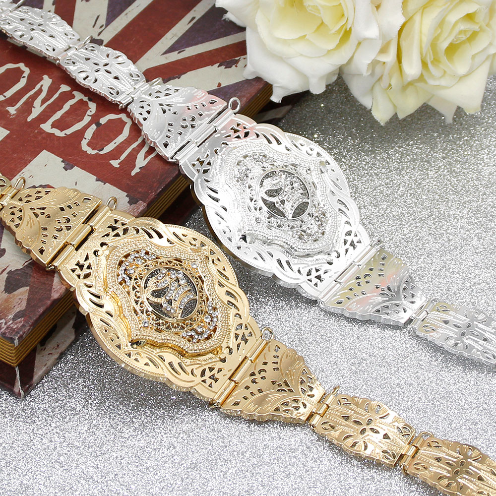 Body Jewelry Dubai - 女性用メタルベルト,モロッコのsunspicems,カフタン,アラビア風,エスニック,ウェディングジュエリー,アバヤ,長さ調節可能なチェーン,ドバイ