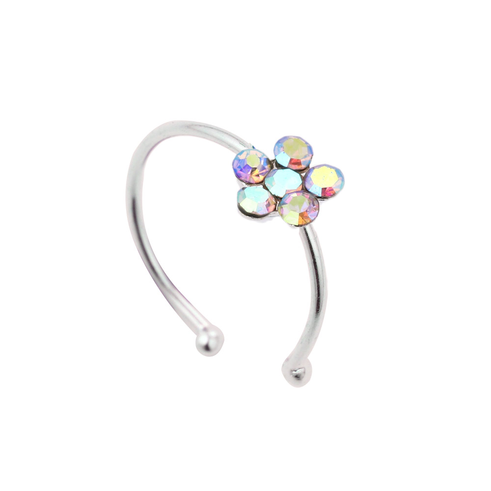 Body Jewelry Ear Piercing - ステンレス製の男女兼用軟骨ピアス、トラガス、ヘリックス、耳ピアス、ファッションアクセサリー、ジュエリー、ボディピアス、ノーズリング