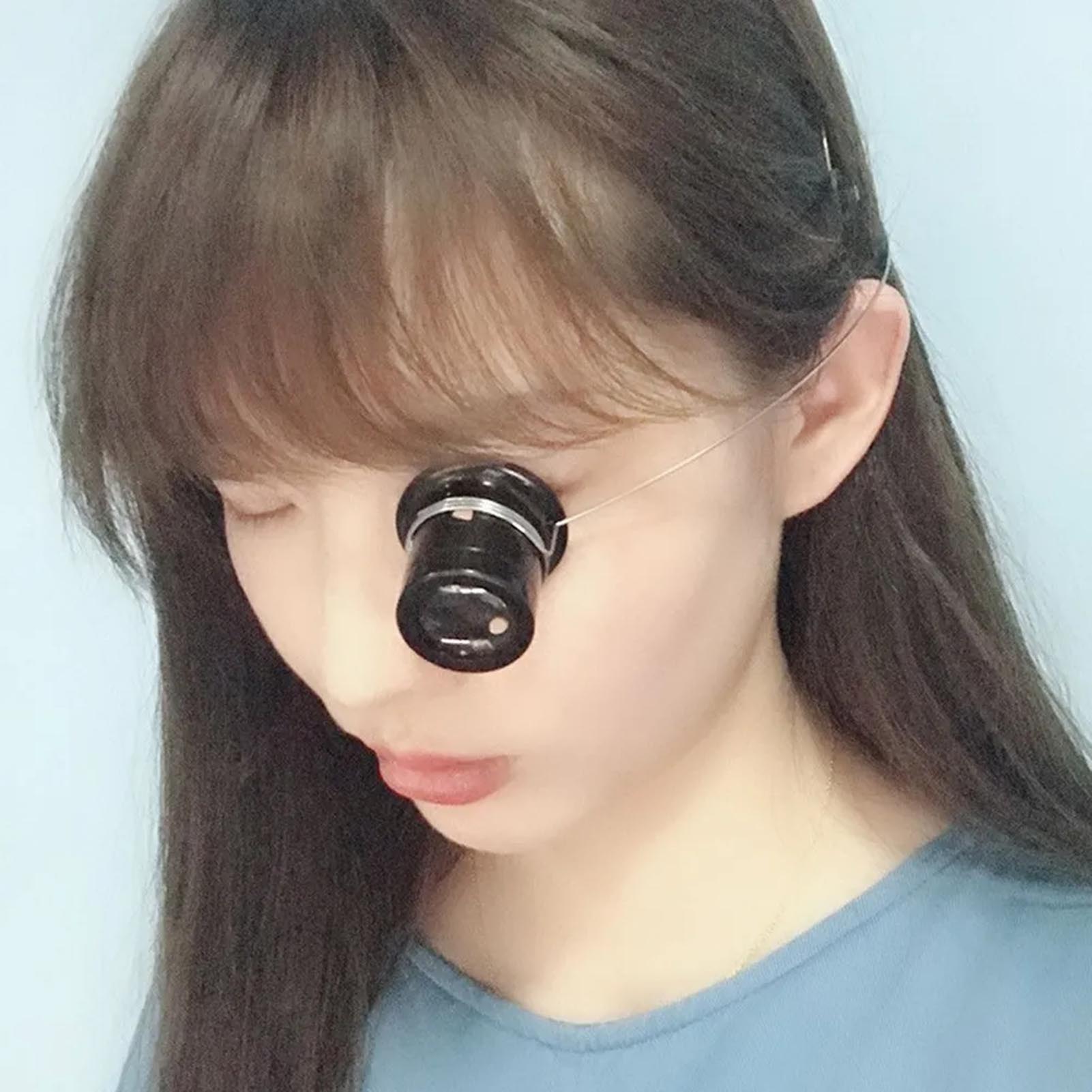 Body Jewelry Repair - 時計職人用拡大鏡 軽量ボディ ジュエリー 実験用修理ツール 古物の絵画の検査に適しています