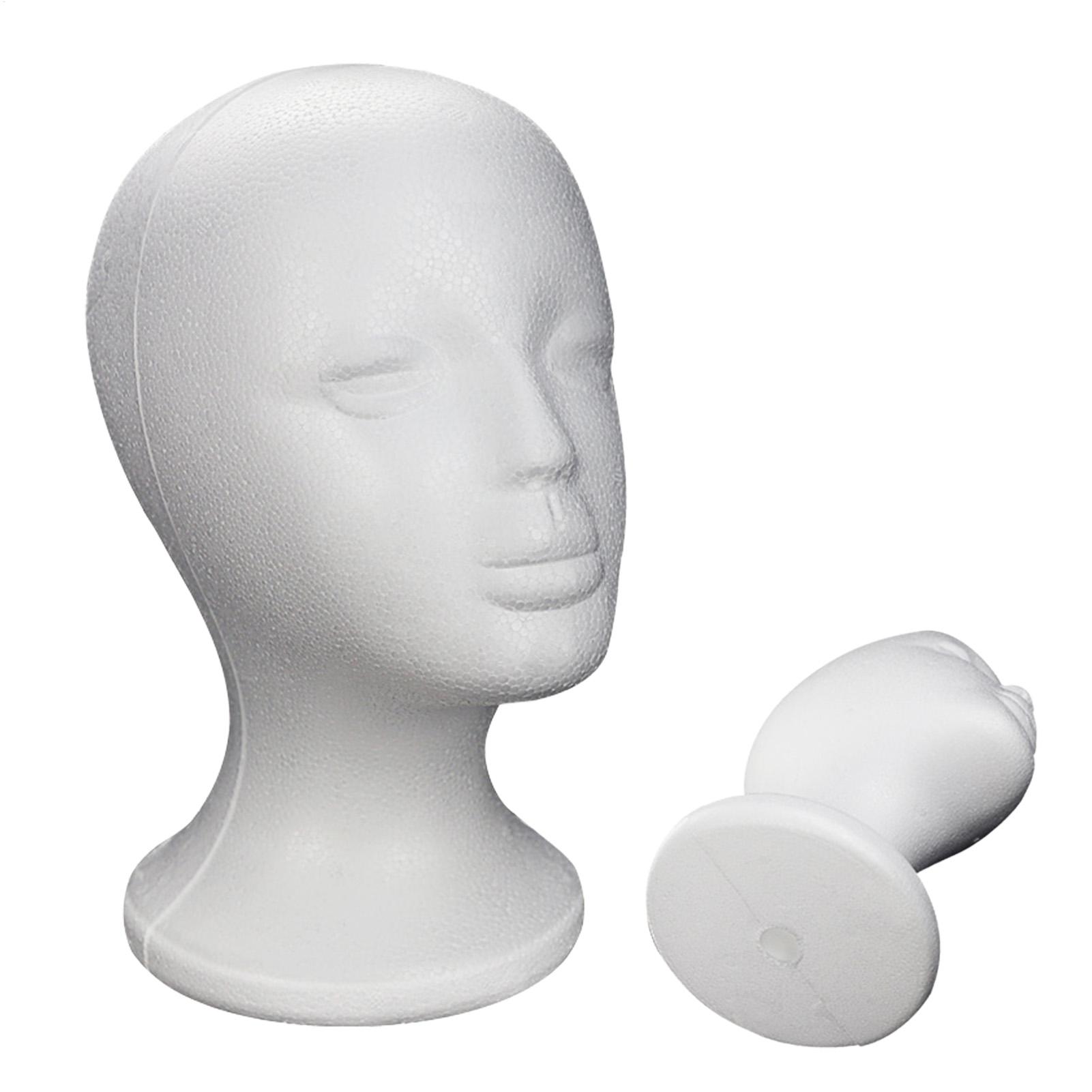 Body Jewelry Shop - フォームマネキンヘッド女性モデルディスプレイスタンドウィッグ帽子ジュエリーメガネホルダーサロンショップ理髪店フォームヘッド