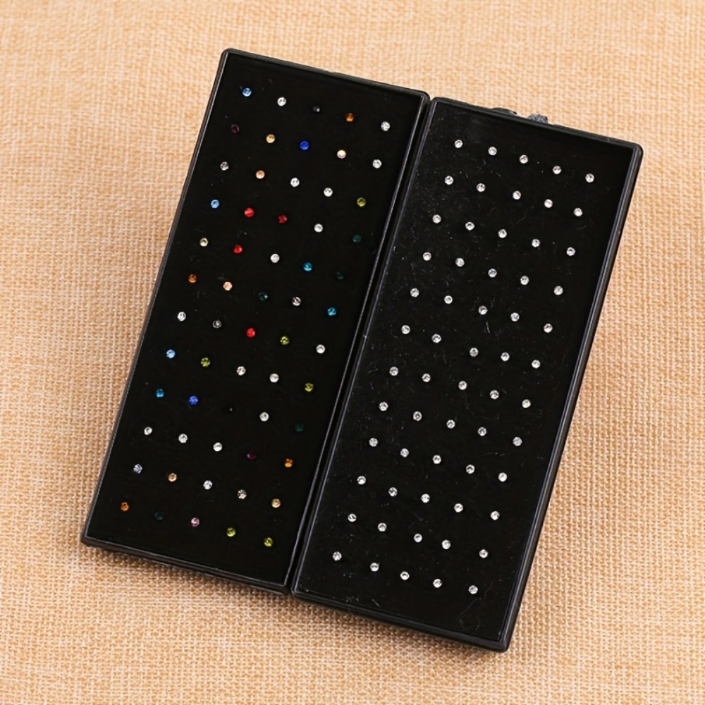 60 個のノーズリングセットスタッドピアスステンレス鋼ノーズ - Body Jewelry Stores のレビューと価格