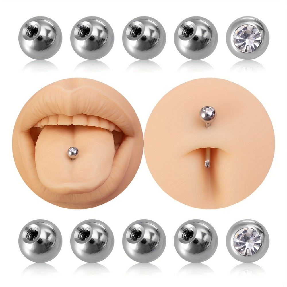 10 個ピアスボール 3 ミリメートル 5 ミリメートルステ - Body Jewelry Stores のレビューと価格