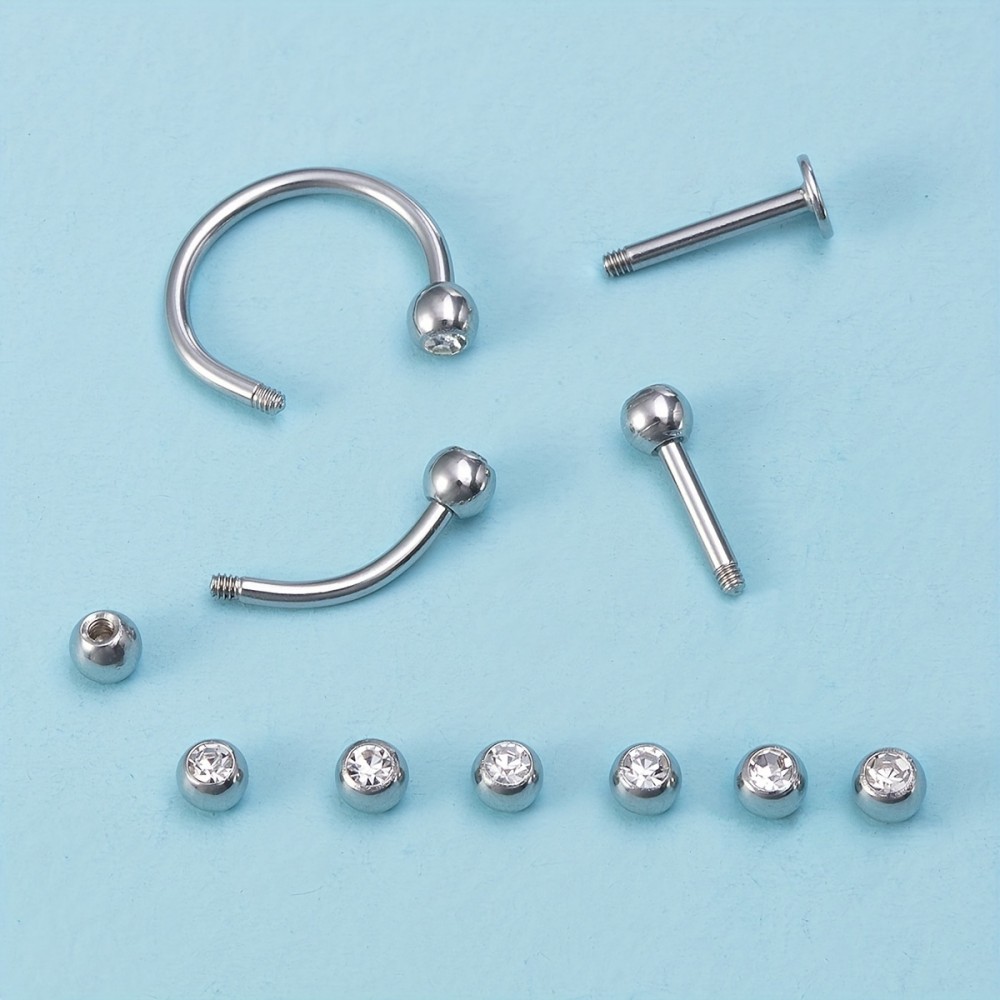 10 個ピアスボール 3 ミリメートル 5 ミリメートルステ - Body Jewelry Stores のレビューと価格