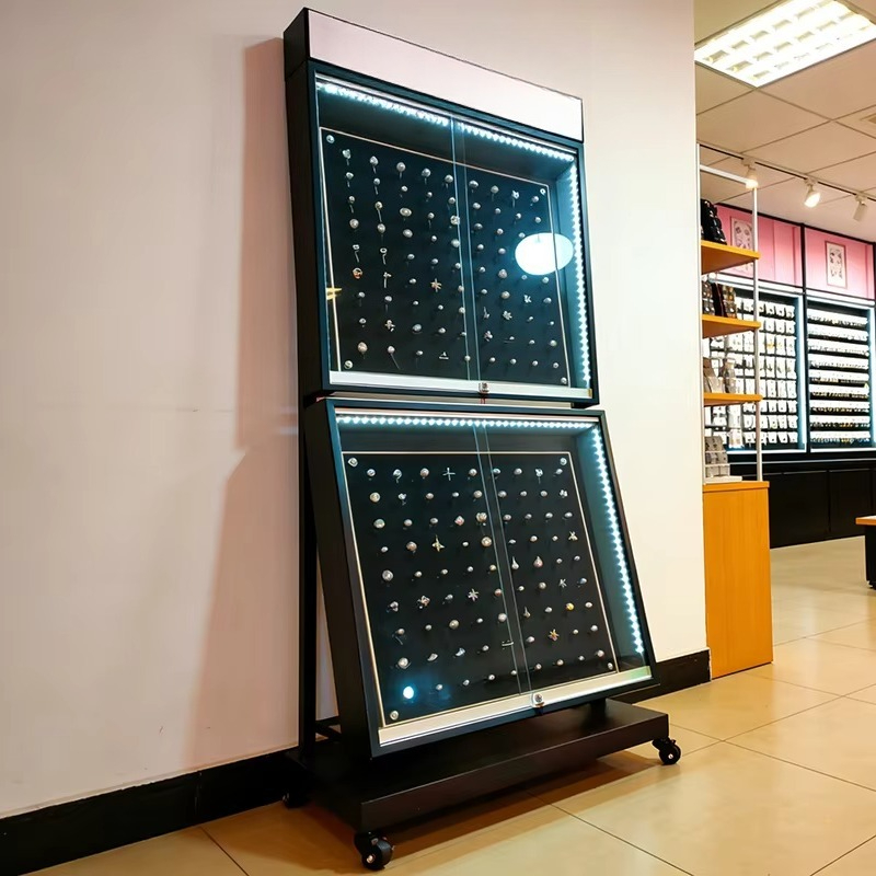 カスタム高級フロアスタンド式ジュエリーキャビネット、ボディピ - Body Jewelry Stores のレビューと価格