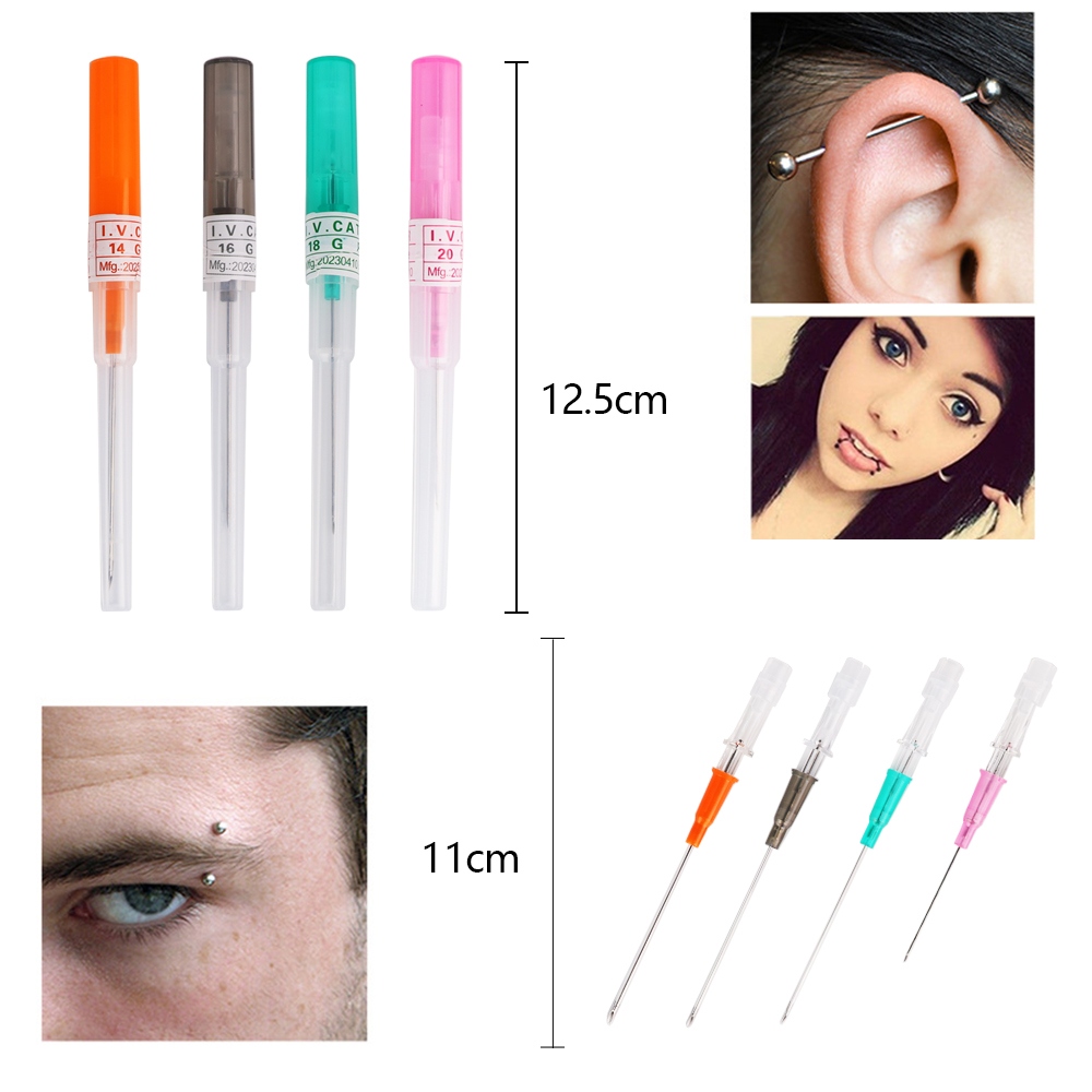 滅菌済み使い捨てピアスニードル 14G/16G/18G/20 - Body Jewelry Ear Piercing のレビューと価格