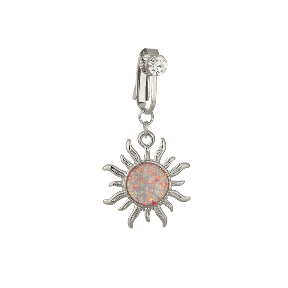 偽の腹と偽のへそピアス,へそピアス,へそ,ニペアクリップ,さ - Body Jewelry And Earrings のレビューと価格