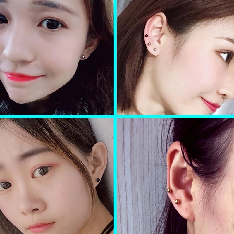 16 個 14 グラムステンレス鋼乳首リング舌リングストレー - Tongue Barbell Straight のレビューと価格