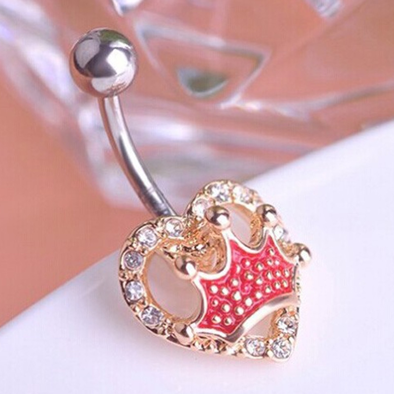 zlxgirl ファッション女性のセックスレッドクラウン形状 - Body Jewelry Brands のレビューと価格