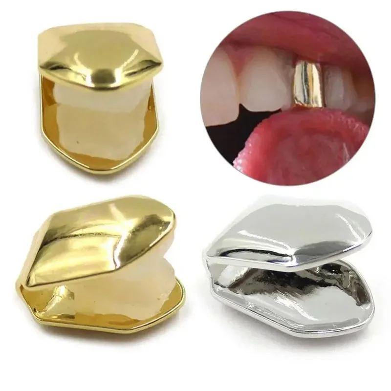 1/2/3/4 個ファッションゴールドカラー小さなシングル歯 - Body Jewelry Tool のレビューと価格