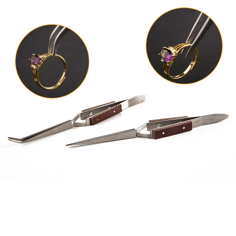 ステンレス鋼クロスロックピンセット自己閉鎖ジュエリーはんだク - Body Jewelry Tool のレビューと価格