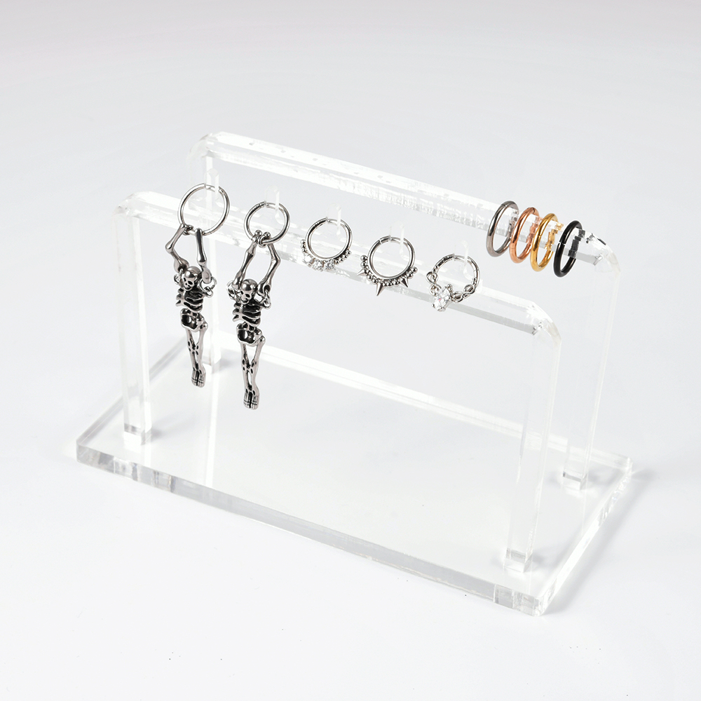 パンクな形のジュエリーディスプレイ,透明なアクリルの棚,ジュ - Body Jewelry Ear Piercing のレビューと価格