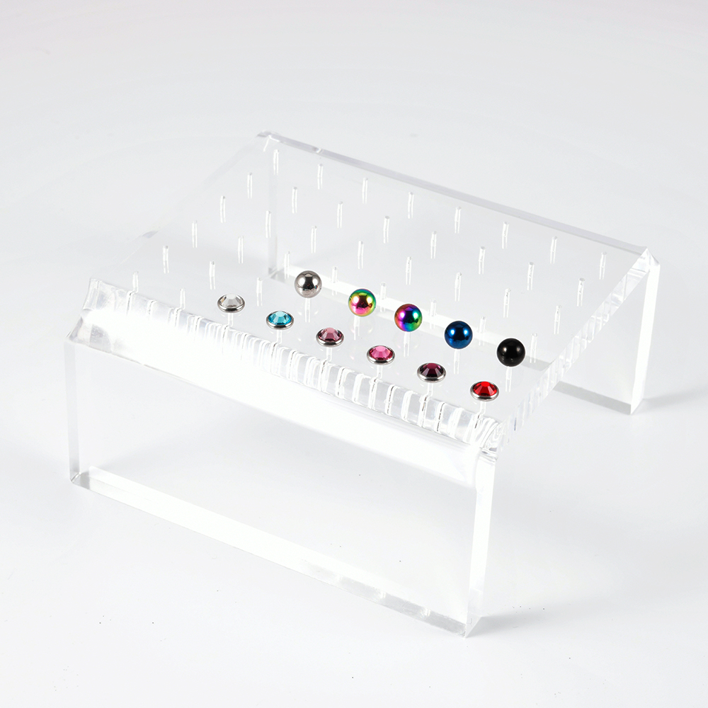 パンクな形のジュエリーディスプレイ,透明なアクリルの棚,ジュ - Body Jewelry Ear Piercing のレビューと価格