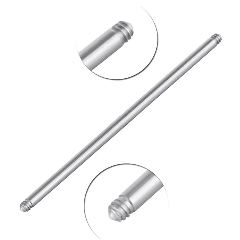 10 個 4-42 ミリメートル 316L サージカルスチー - Tongue Barbell Straight のレビューと価格