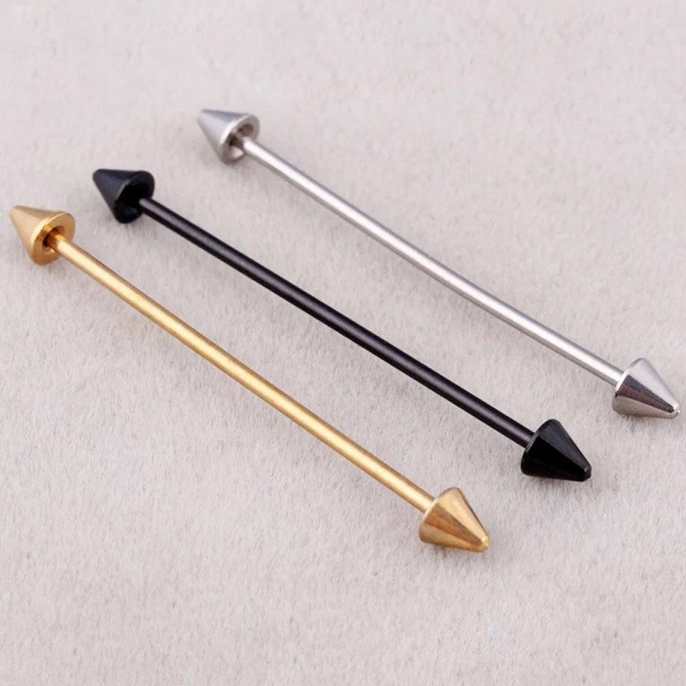 1個入り ステンレス製 ストレートヘリックス トラガス イン - Tongue Barbell Straight のレビューと価格