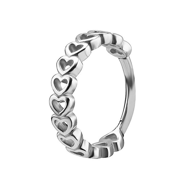 31BB クリスタル鼻耳軟骨リングスタイリッシュなセプタムリ - Body Jewelry Ear Piercing のレビューと価格