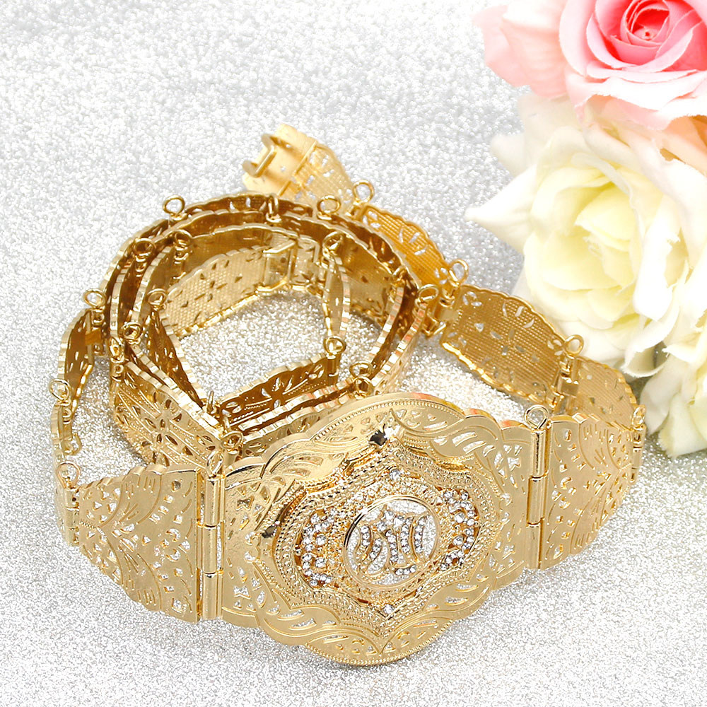 女性用メタルベルト,モロッコのsunspicems,カフタン - Body Jewelry Dubai のレビューと価格