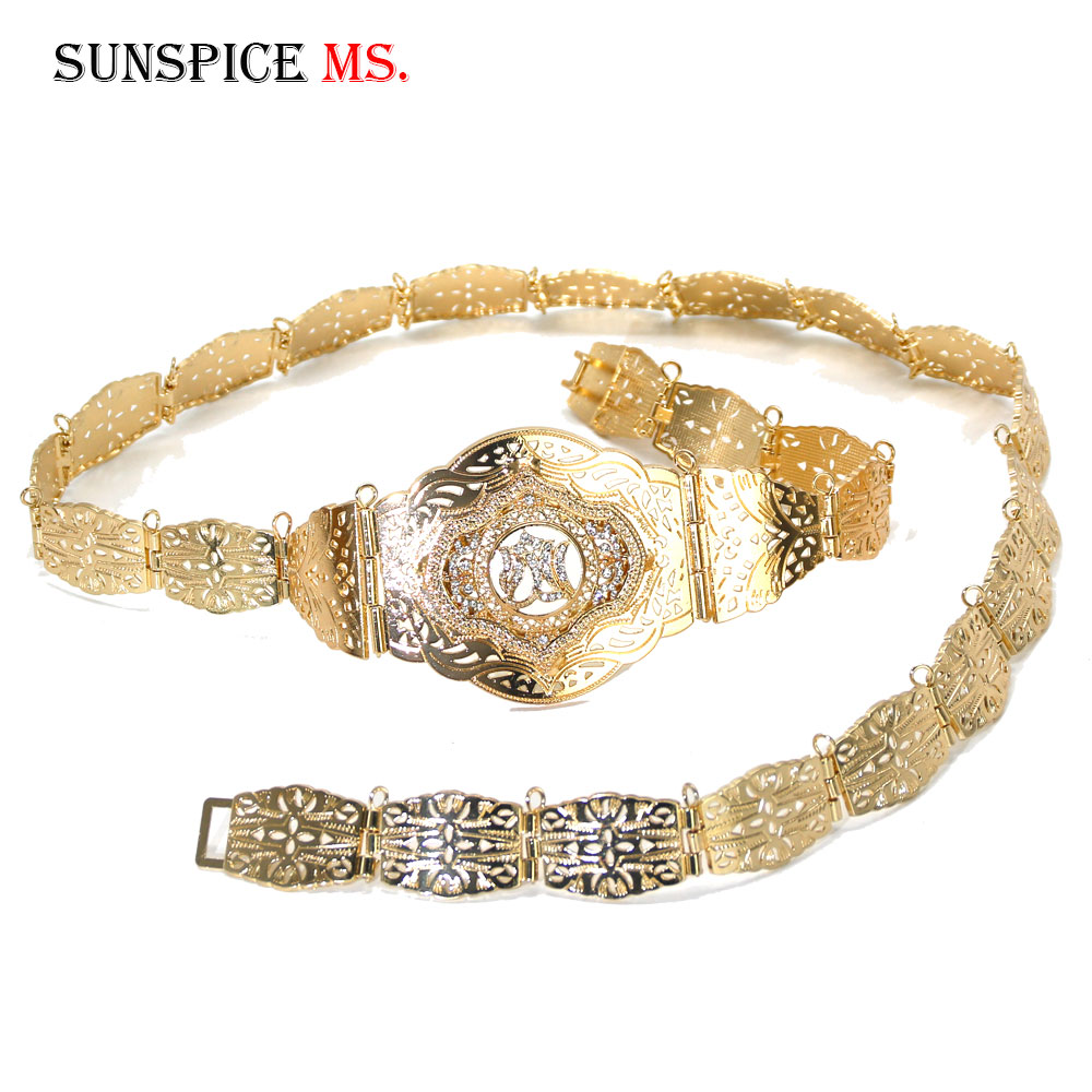 女性用メタルベルト,モロッコのsunspicems,カフタン - Body Jewelry Dubai のレビューと価格