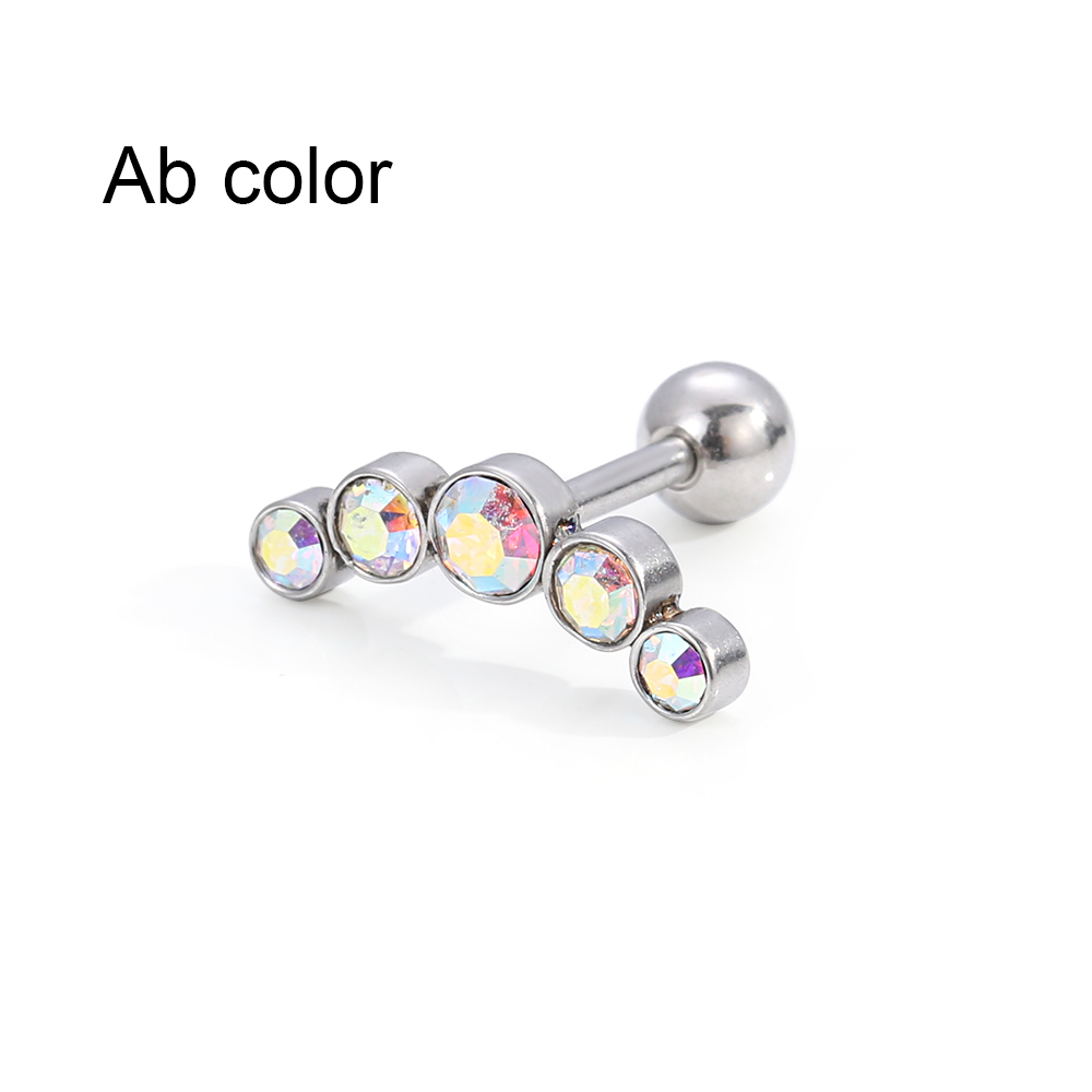 1個入り ファッション 16G クリスタル ジェム オパール - Body Jewelry And Earrings のレビューと価格