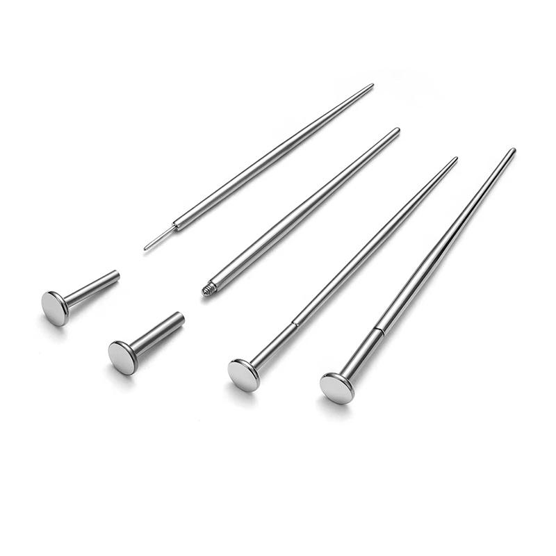 10個入り高品質ステンレス製ピアスストレッチングツール挿入ピ - Body Jewelry Shop のレビューと価格