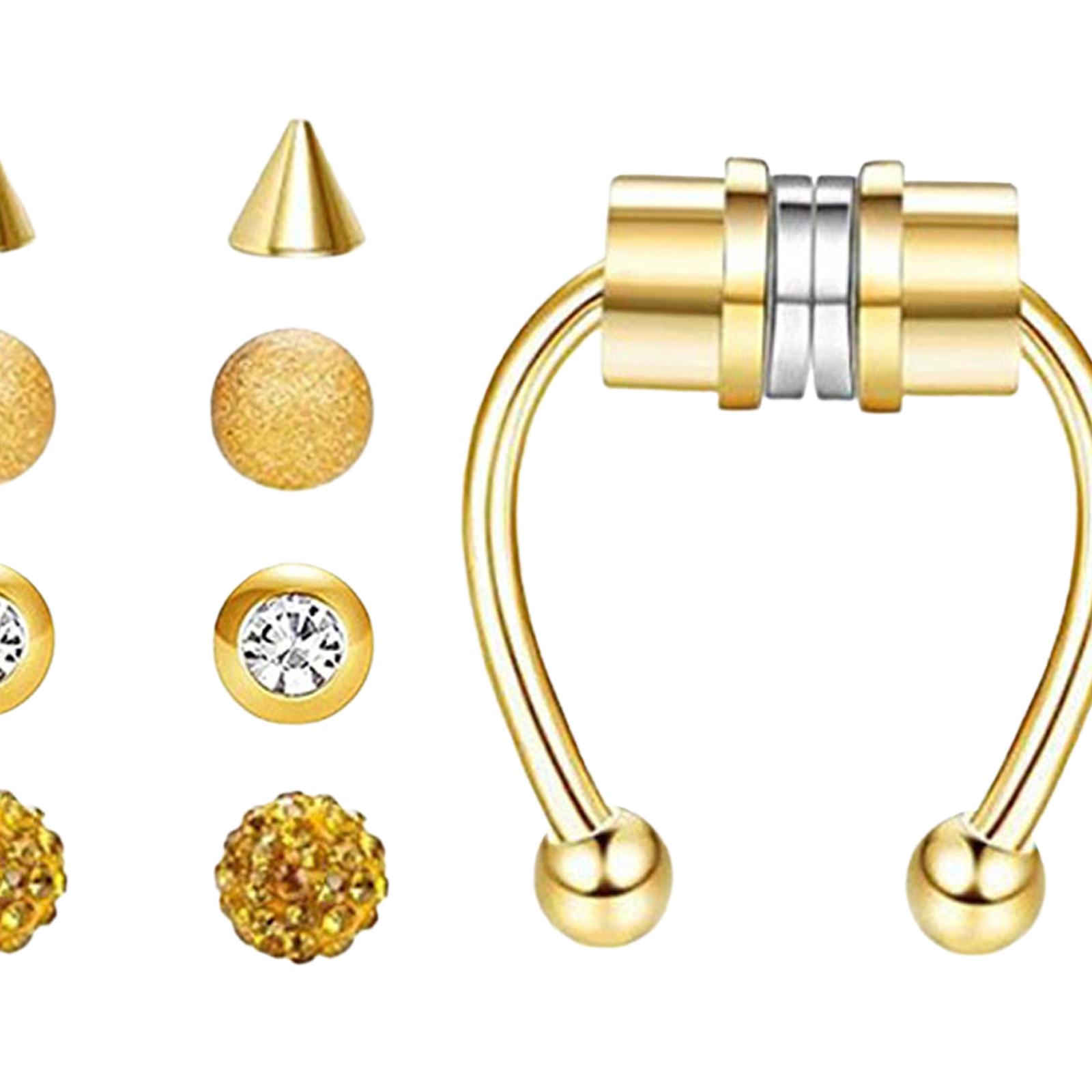 ステンレス製マグネット式フェイクノーズリング、セプタムフープ - Body Jewelry Shop のレビューと価格