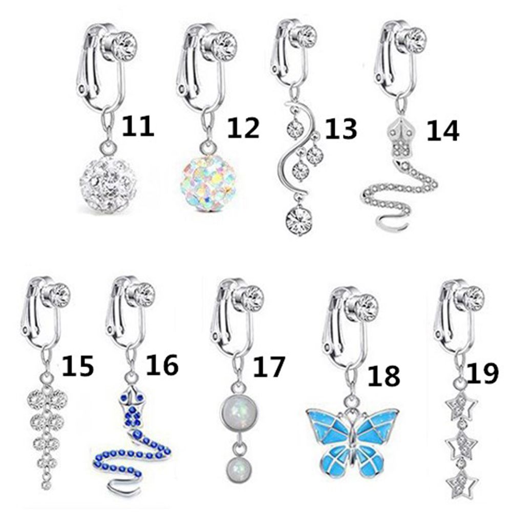 アクセサリー女性用クリップオンイヤリング軟骨クリップノンピア - Body Jewelry And Earrings のレビューと価格