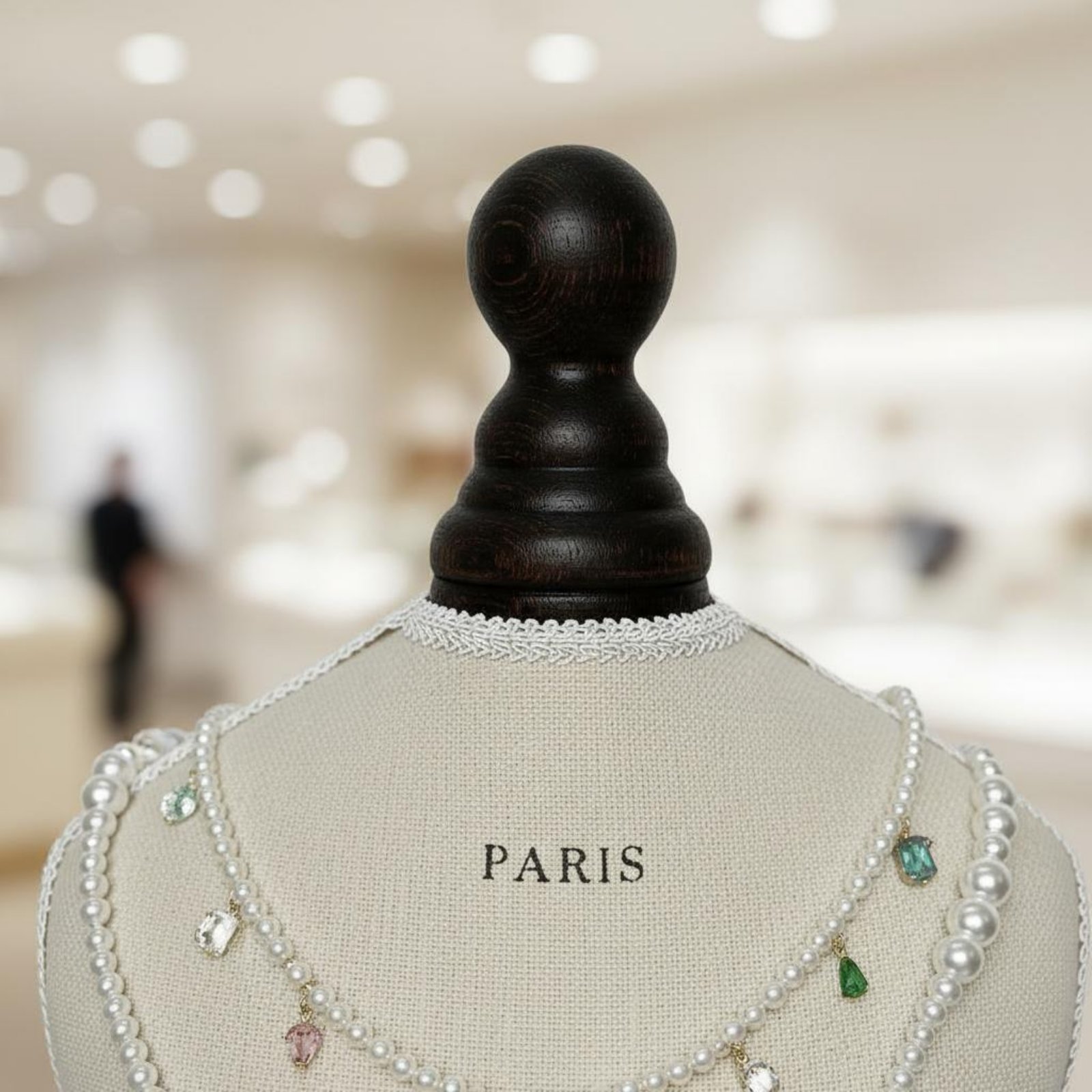 ネックレスディスプレイバスト木製ベースジュエリーバストスタン - Body Jewelry Shop のレビューと価格