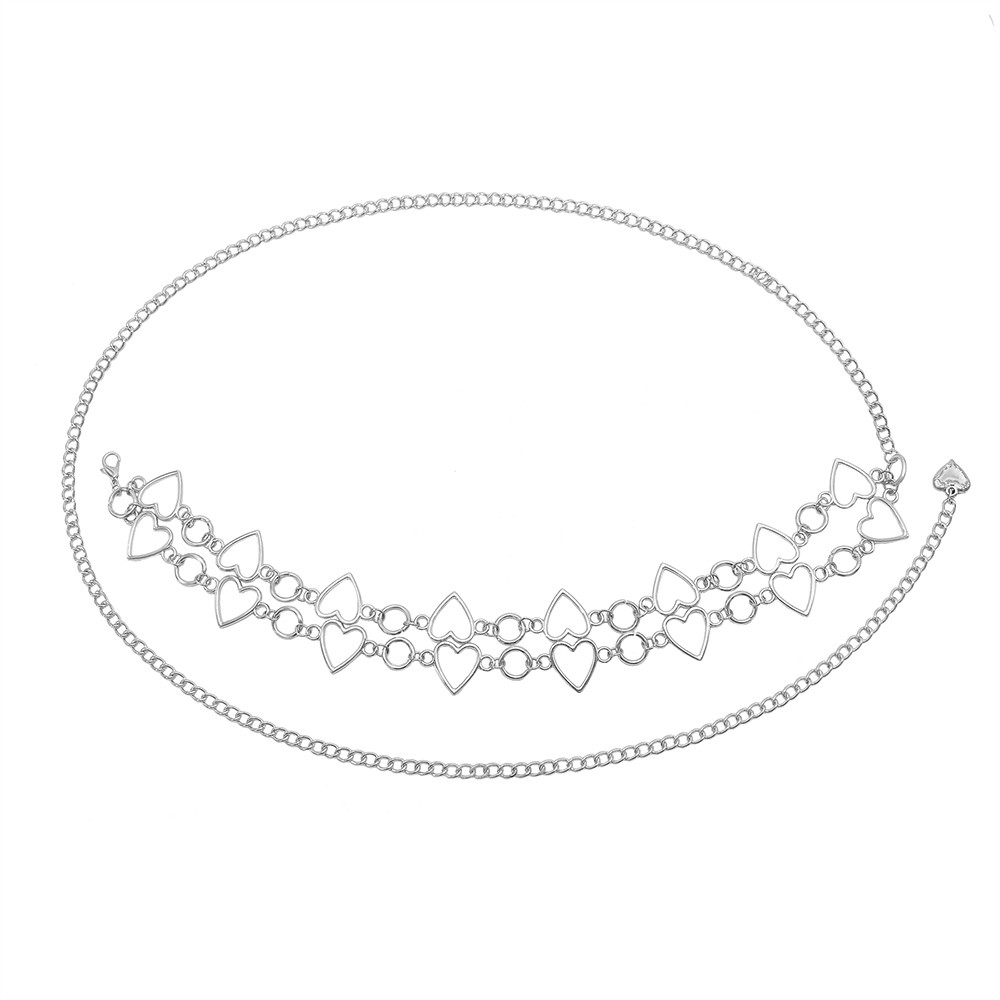 ヨーロッパとアメリカの二層透かし彫りハートバタフライウエスト - Body Jewelry Shop のレビューと価格