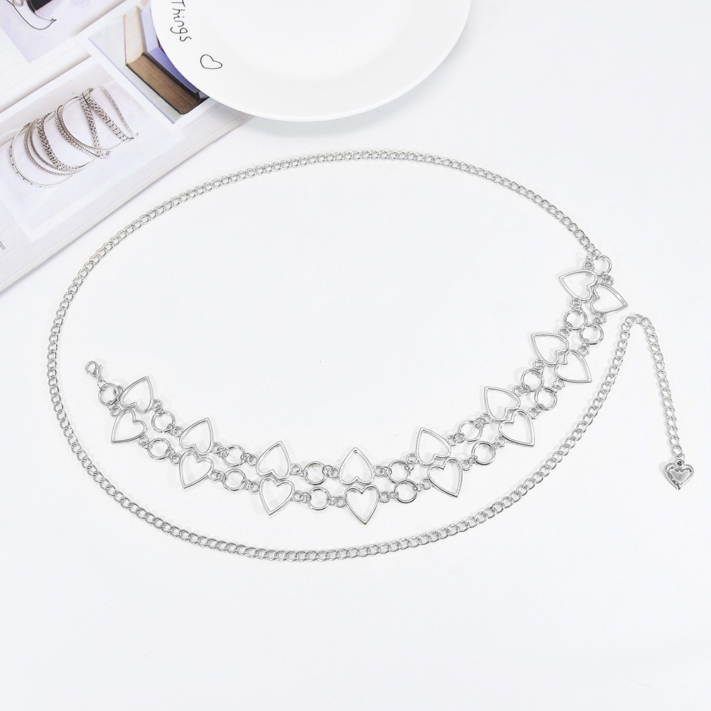 ヨーロッパとアメリカの二層透かし彫りハートバタフライウエスト - Body Jewelry Shop のレビューと価格