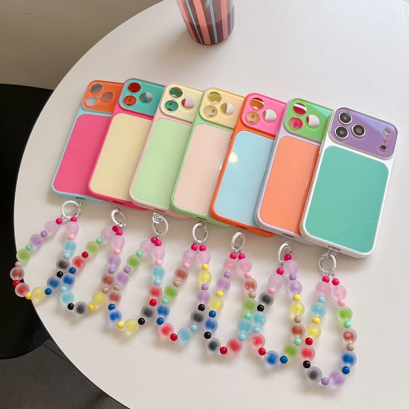 高級ドーパミンカラーブロックチェーン付きiPhoneケース（ - Body Jewelry Back のレビューと価格