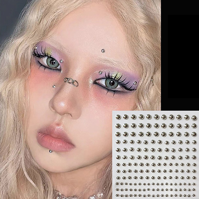 ダイヤモンドステッカー偽鼻ピアス自己粘着ラインストーン非ピア - Body Jewelry Ear Piercing のレビューと価格
