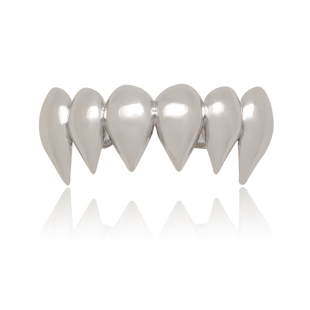 ラッキーソニー吸血鬼シャープカスタムグリルブランド新シルバー - Body Jewelry Brands のレビューと価格