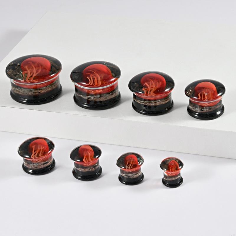 ファッショナブルなクラゲの形のイヤーエキスパンダー、安全でト - Body Jewelry Ear Piercing のレビューと価格