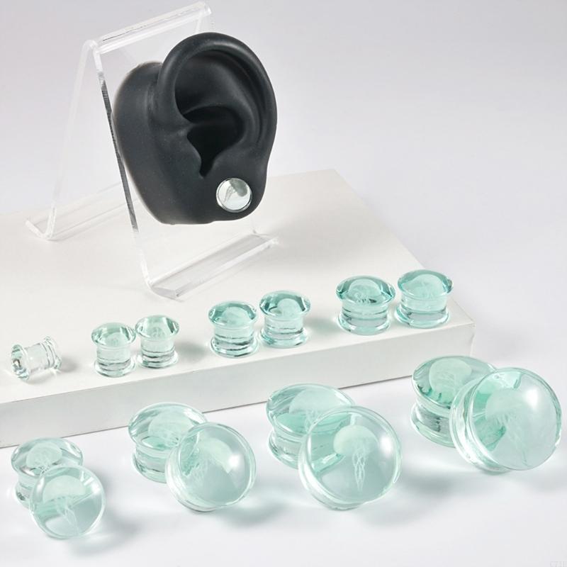 ファッショナブルなクラゲの形のイヤーエキスパンダー、安全でト - Body Jewelry Ear Piercing のレビューと価格