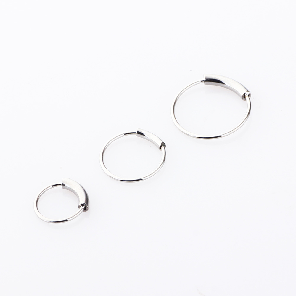 3 ピース/ロット 316L サージカルスチール シームレス - Body Jewelry And Earrings のレビューと価格