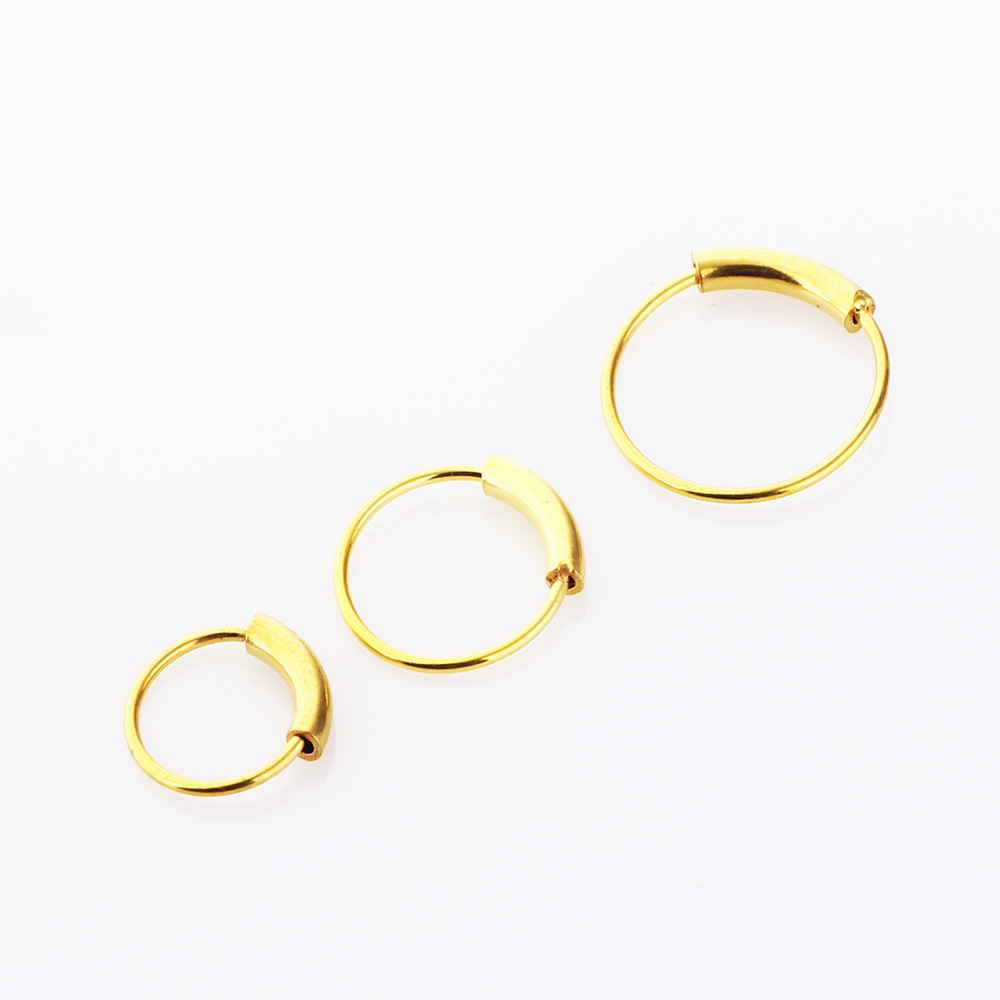 3 ピース/ロット 316L サージカルスチール シームレス - Body Jewelry And Earrings のレビューと価格