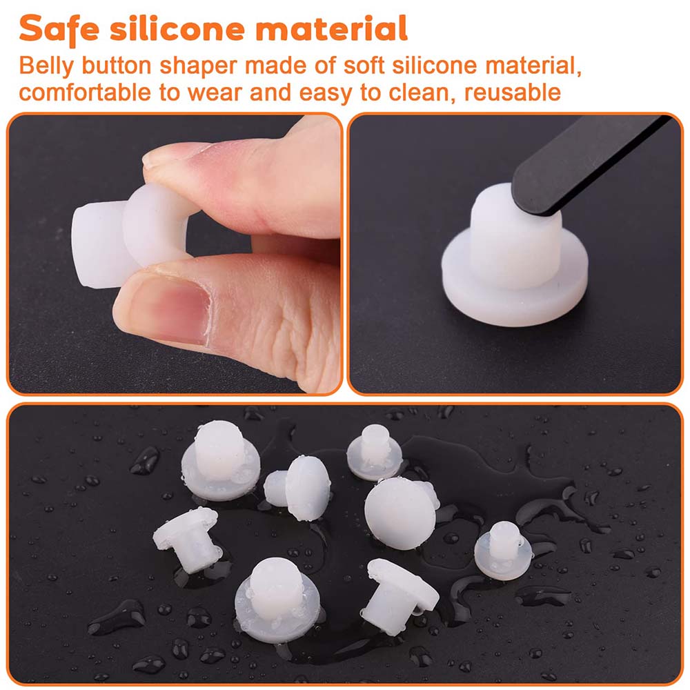 減量のためのシリコンベリーボタントレーナー-手術、へそのへそ - Body Jewelry Repair のレビューと価格