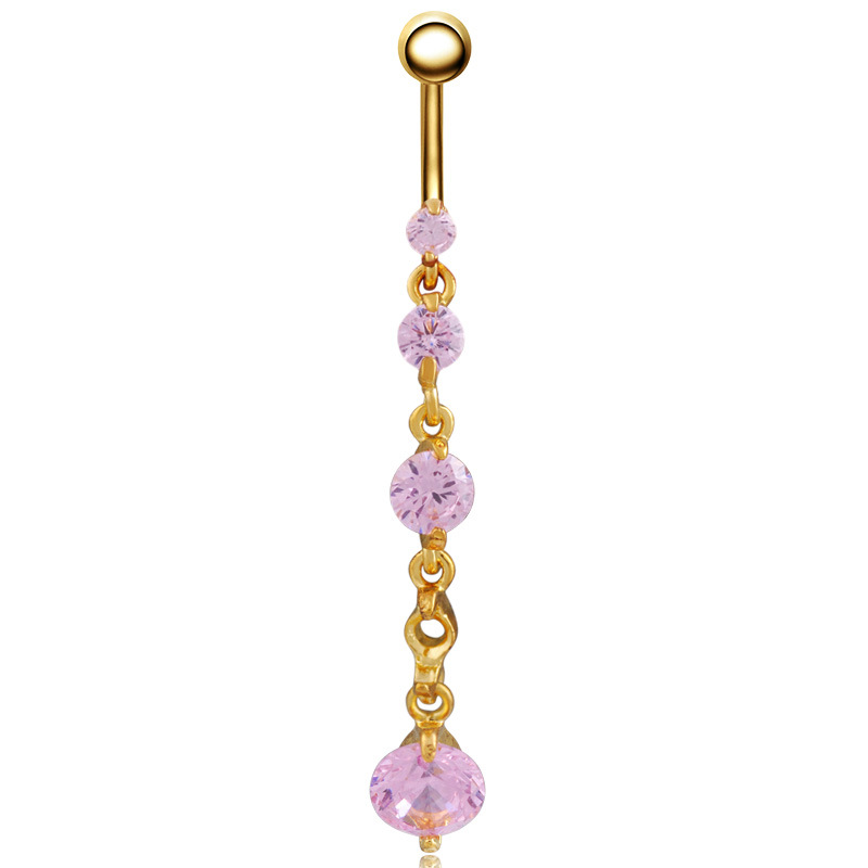 女性のための長いラインストーンのピアス,ボディのへそピアス, - Body Jewelry Brands のレビューと価格
