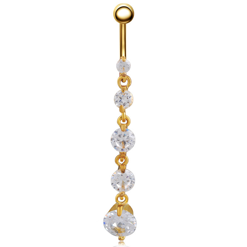 女性のための長いラインストーンのピアス,ボディのへそピアス, - Body Jewelry Brands のレビューと価格